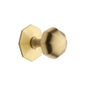 Octagon Center Door Knob by M Marcus - Heritage Brass