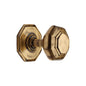 3"� Octagon Center Door Knob by M Marcus - Heritage Brass