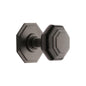 3"� Octagon Center Door Knob by M Marcus - Heritage Brass