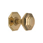 3"� Octagon Center Door Knob by M Marcus - Heritage Brass