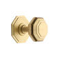 3"� Octagon Center Door Knob by M Marcus - Heritage Brass