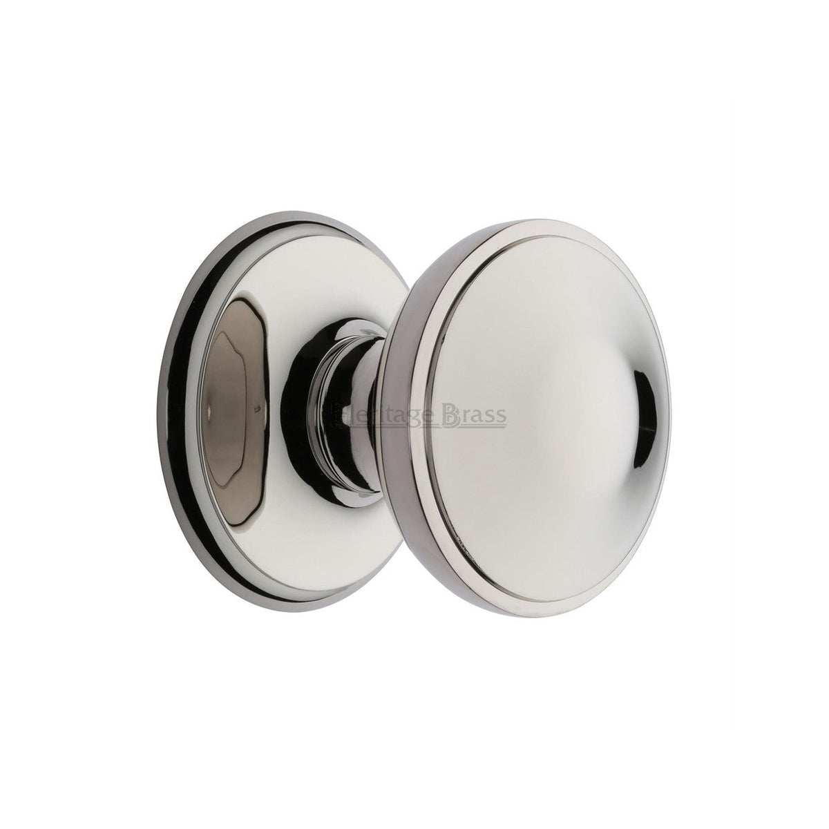 Round Centre Door Knob by M Marcus - Heritage Brass