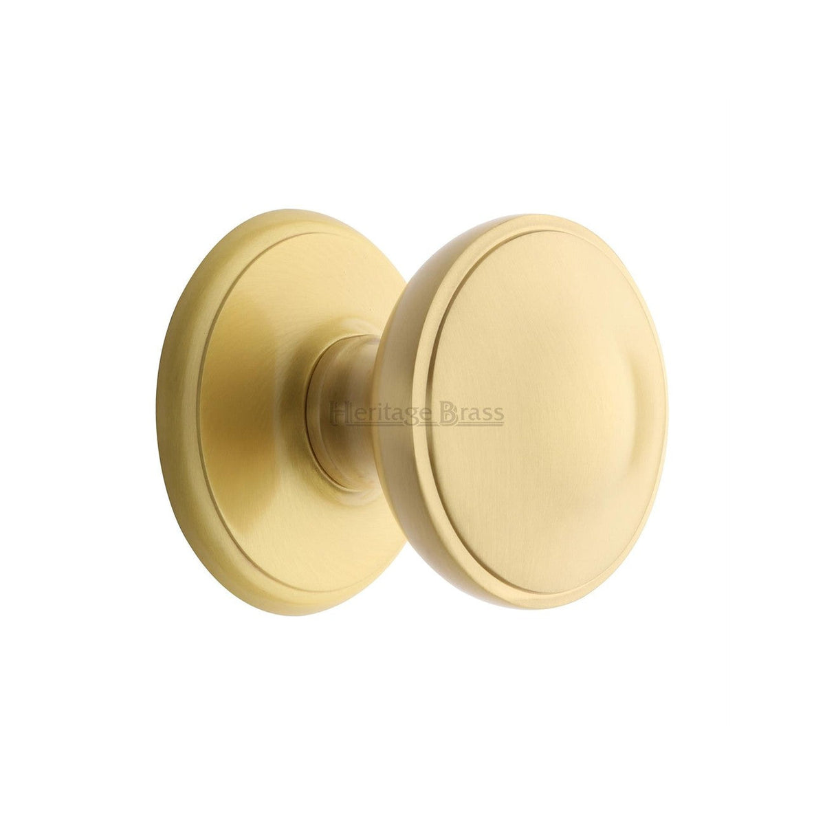Round Centre Door Knob by M Marcus - Heritage Brass