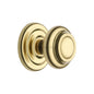 Stepped Round Centre Door Knob by M Marcus - Heritage Brass