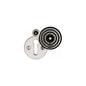 Standard Covered Key Escutcheon Reeded - V972 by M Marcus - Heritage Brass