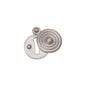 Standard Covered Key Escutcheon Reeded - V972 by M Marcus - Heritage Brass