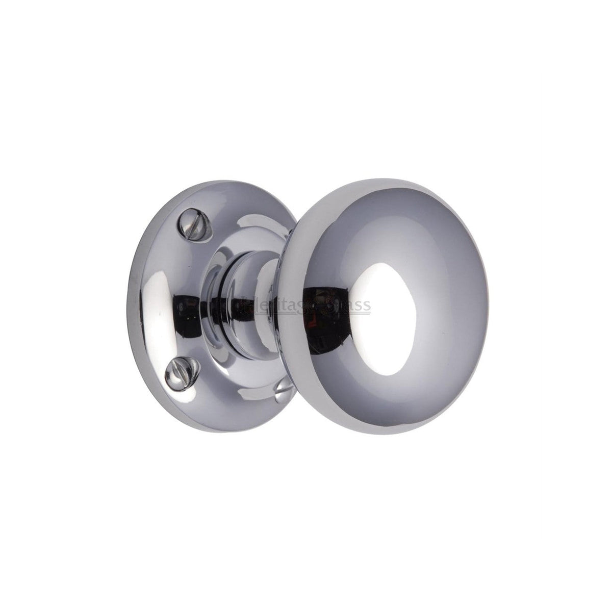 Victoria Door Knob on Rose by M Marcus - Heritage Brass
