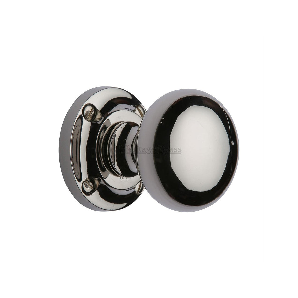 Victoria Door Knob on Rose by M Marcus - Heritage Brass