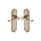 Buckingham Door Handle on Plate by M Marcus - Heritage Brass