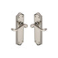 Buckingham Door Handle on Plate by M Marcus - Heritage Brass