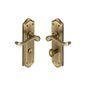 Buckingham Door Handle on Plate by M Marcus - Heritage Brass