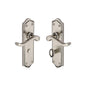 Buckingham Door Handle on Plate by M Marcus - Heritage Brass