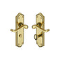 Buckingham Door Handle on Plate by M Marcus - Heritage Brass