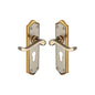 Buckingham Door Handle on Plate by M Marcus - Heritage Brass