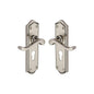 Buckingham Door Handle on Plate by M Marcus - Heritage Brass