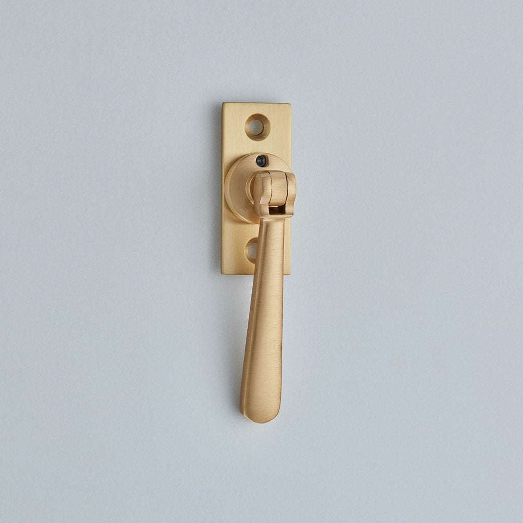 Lockable Window Espagnolette Handle Straight