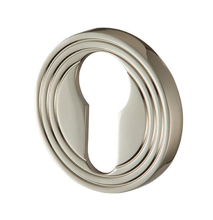 old-ROUND REEDED ESCUTCHEON EURO PROFILE