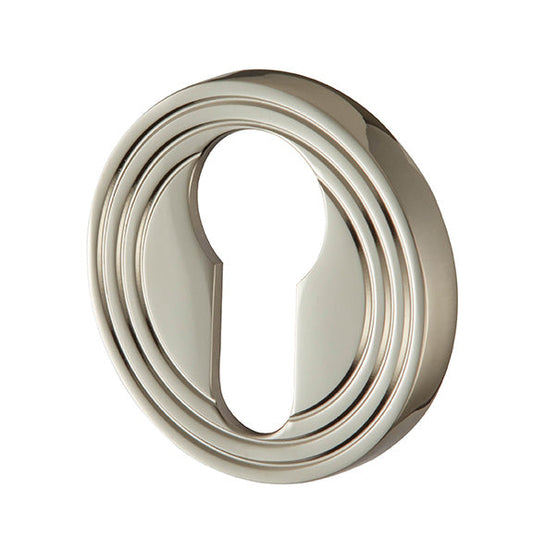 old-ROUND REEDED ESCUTCHEON EURO PROFILE