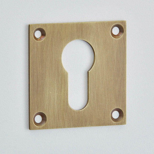 Square Escutcheon Euro Profile