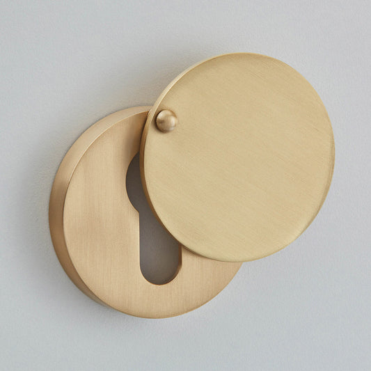 Round Euro Profile Escutcheon Covered