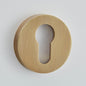 Round Euro Profile Escutcheon Uncovered