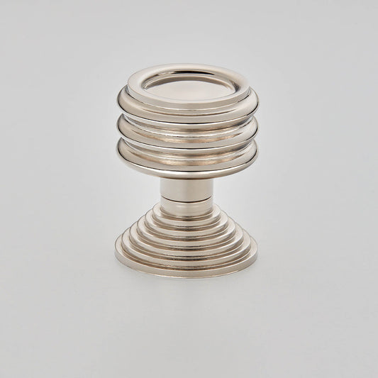 Rutland Cabinet Knob With Stepped Rose