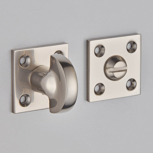 Half Moon Bathroom Turn and Release Square Rose