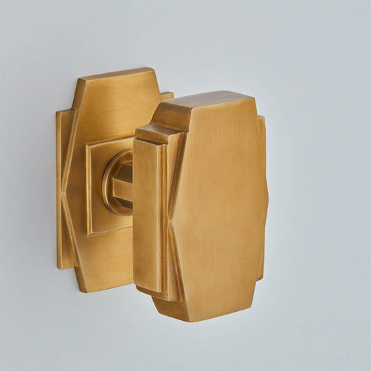 Art Deco Centre Door Knob-7013