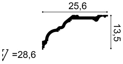 Orac Decor, C340 Cornice Moulding, Cornice Moulding, Cornice Moulding