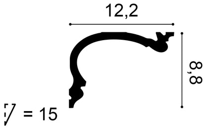 Orac Decor, C341 Cornice Moulding, Cornice Moulding, Cornice Moulding