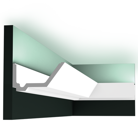 Orac Decor,Orac Decor- C358-Indirect Lighting Profile 200x14.0x7.3   (cm) £36.29 /m,Concealed Light Moulding