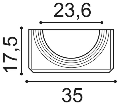 Orac Decor, K1131 Decorative Element, Decorative Element, Decorative Element