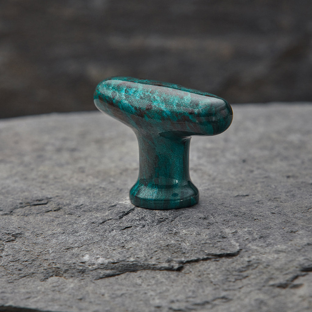 Mineral Cabinet Knob - Jade Gloss