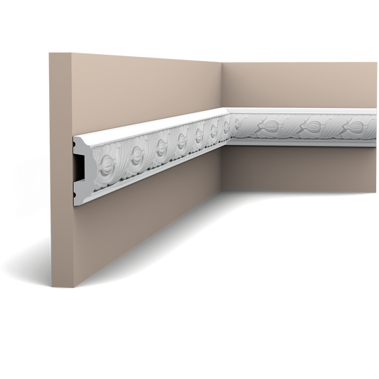 Orac Decor,Orac Decor- P1020F-Wall Panel Moulding Flex  200x2.4x4.9   (cm) £21.92 /m,Wall Moulding