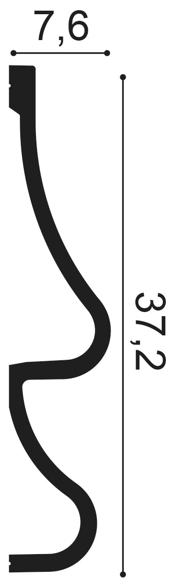 P3071 Panel Mouldings     Size: 7.6x37.2. (cm)  ~ €/ Per Mtr