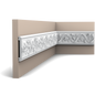 Orac Decor,Orac Decor- P7010F-Wall Panel Moulding Flex  200x2.0x10.5   (cm) £33.775 /m,Wall Moulding