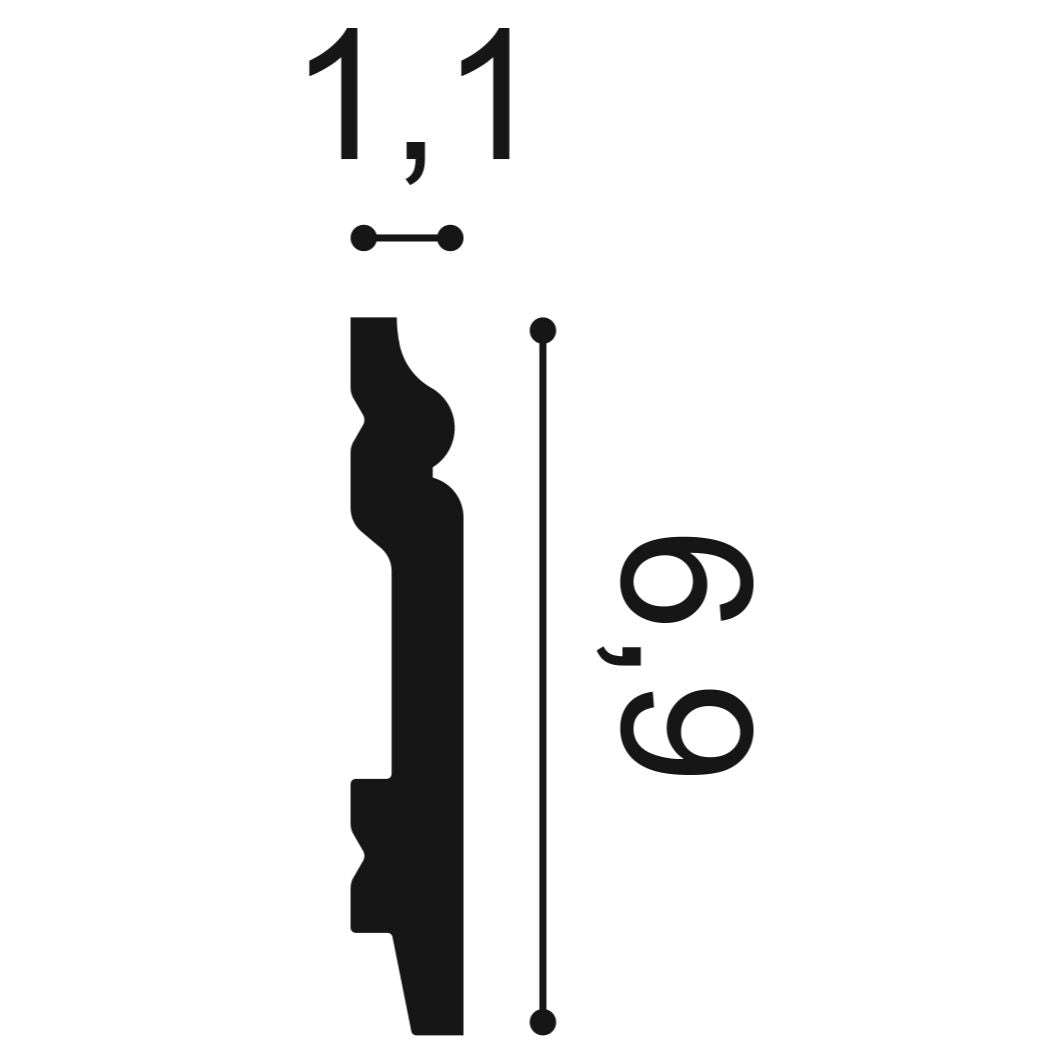 Orac Decor, SX165 Skirting Board, Skirting Board, Skirting, Skirting Board