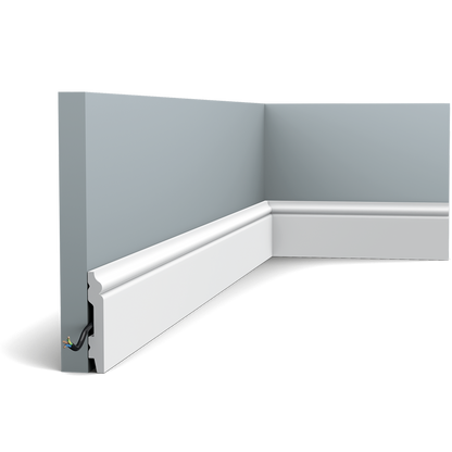 Orac Decor,Orac Decor- SX165F-Skirting Flex 200x1.1x6.9   (cm) £11.98 /m,Skirting Board