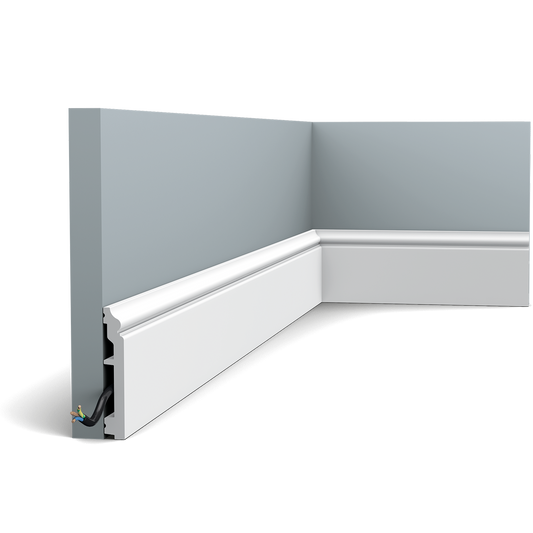 Orac Decor,Orac Decor- SX173F-Skirting Flex 200x1.6x10.0   (cm) £18.37 /m,Skirting Board