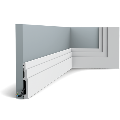 Orac Decor,Orac Decor- SX180F-Skirting Flex 200x1.6x12.0   (cm) £24.8 /m,Skirting Board