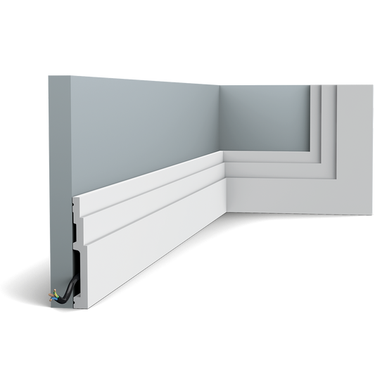 Orac Decor,Orac Decor- SX180F-Skirting Flex 200x1.6x12.0   (cm) £24.8 /m,Skirting Board