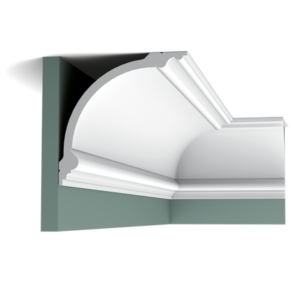C338 Cornice Moulding L200xH18.2xW18.2 (cm)   ~ €/ Per Mtr