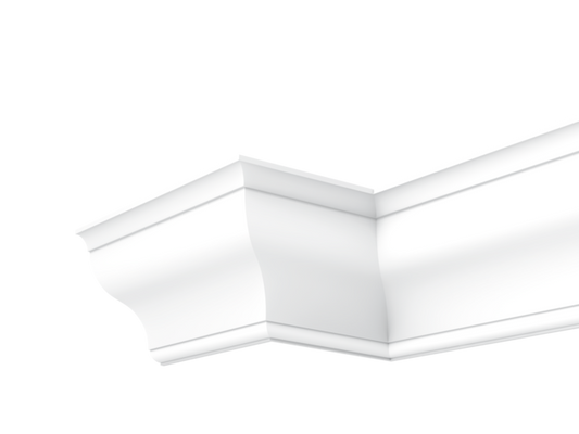 C835 Cornice Moulding Xterio.    Size:20.2x22.2. (cm)  ~ €/ Per Mtr