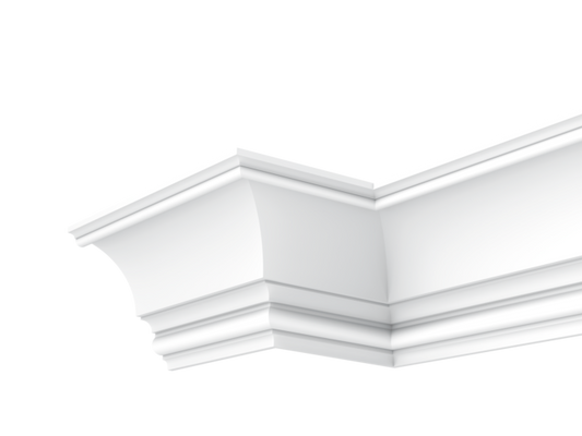 C836 Cornice Moulding Xterio.    Size:26.6x27.1. (cm)  ~ €/ Per Mtr