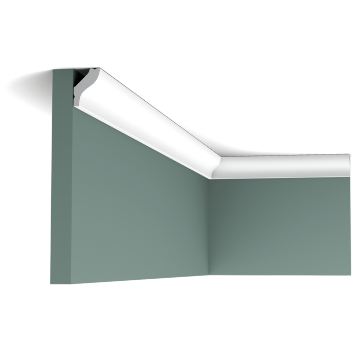 Cb500 Cornice Moulding L200xH2.5xW1.8 (cm) Durofoam®  ~ €/ Per Mtr