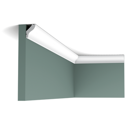 Cb500 Cornice Moulding L200xH2.5xW1.8 (cm) Durofoam®  ~ €/ Per Mtr