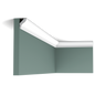 Cb500 Cornice Moulding L200xH2.5xW1.8 (cm) Durofoam®  ~ €/ Per Mtr