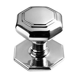 Octagonal Centre Door Knob -P2130-B