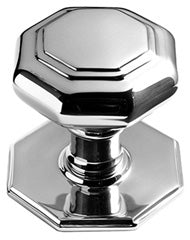 Octagonal Centre Door Knob -P2130-B
