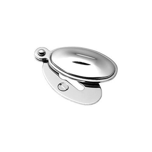 Raised Oval Covered Escutcheon-P8102